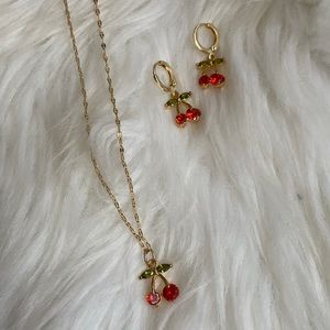 Cherry jewelry set {NEW}